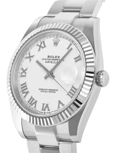 rolex datejust weißes zifferblatt